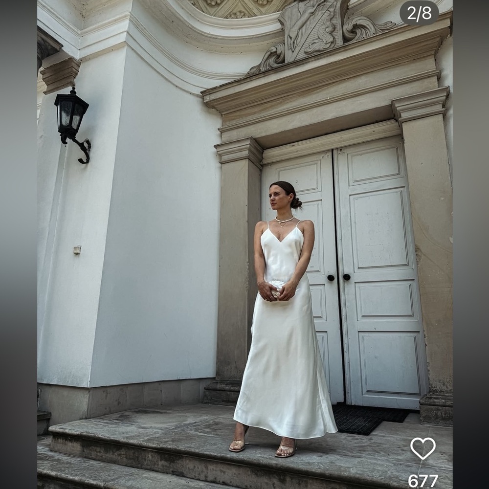 ZARA SATIN DRESS